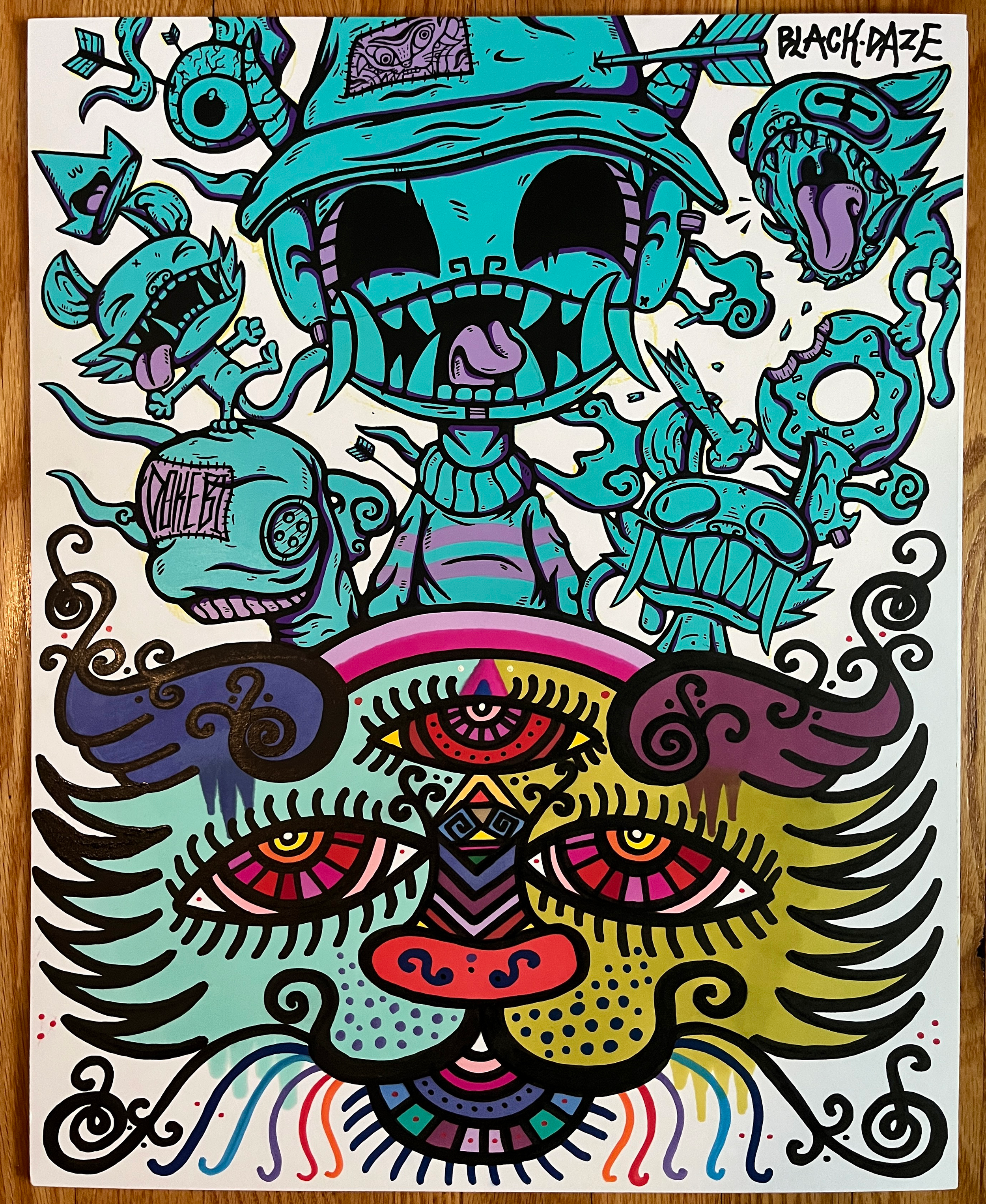 Black Daze X Dokebi Collab - Blue Raspberry
