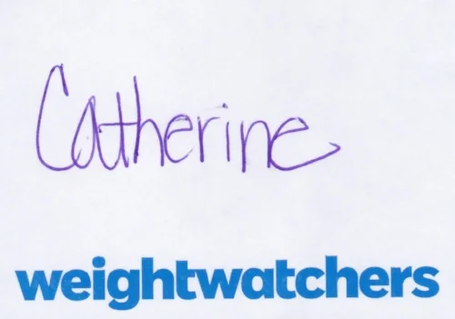 Catherine Weight Watchers Nametag.jpeg