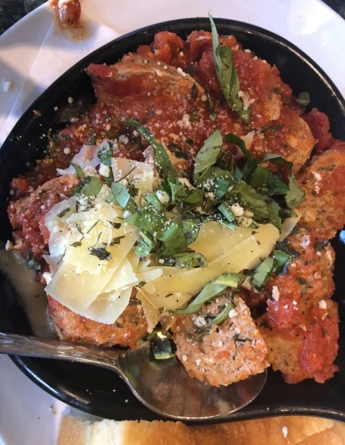 Elizabeth’s gluten-free meatballs