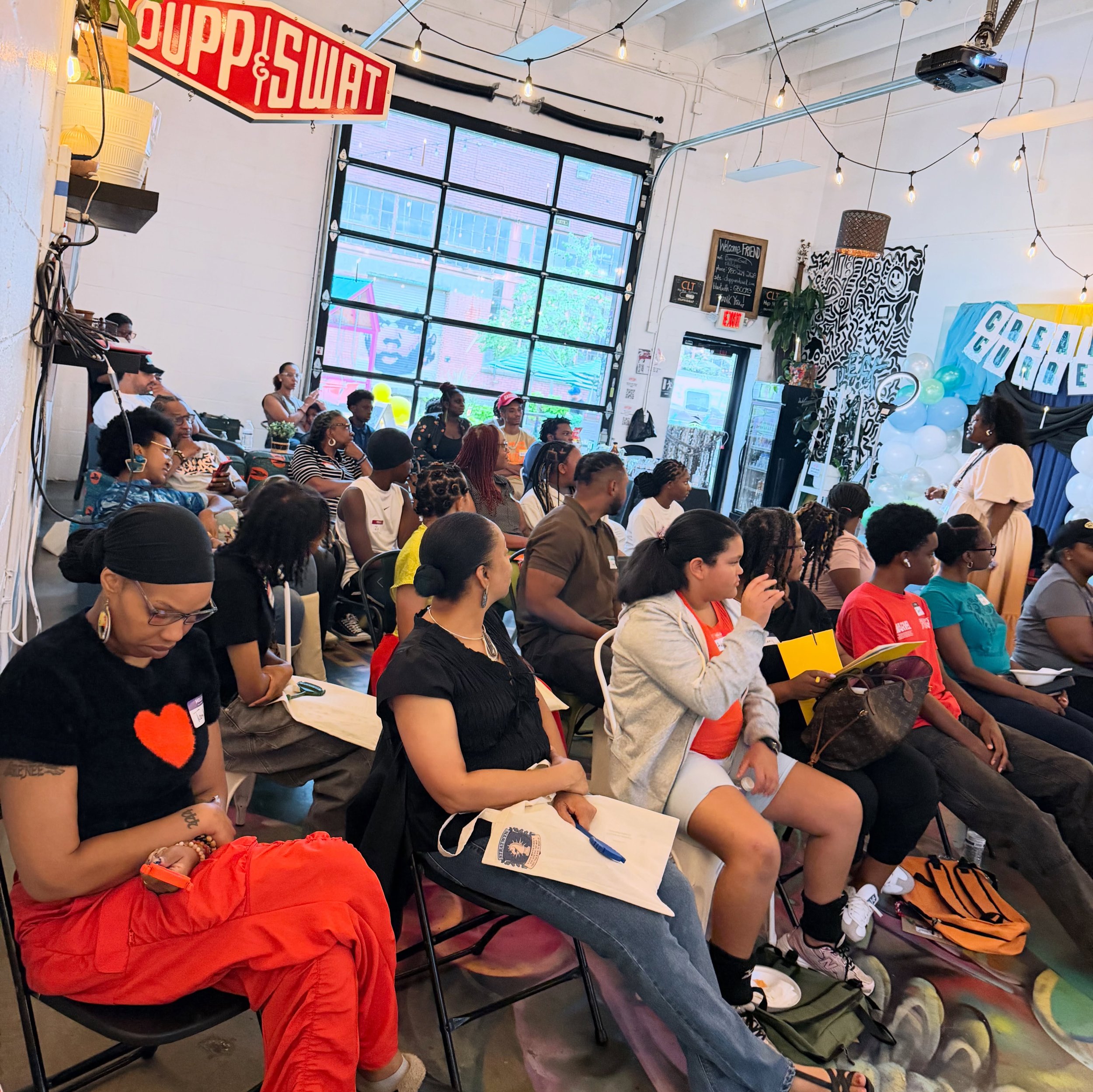 STORY TIME TUESDAY 💜 | And just like that&hellip;we assembled. 🪄

Before the first lesson.
Before the first assignment.
Before the first pitch.

We gathered. ✨
Students. Parents. Guides. Families. Community. ✨
For the very first Creative Currency O