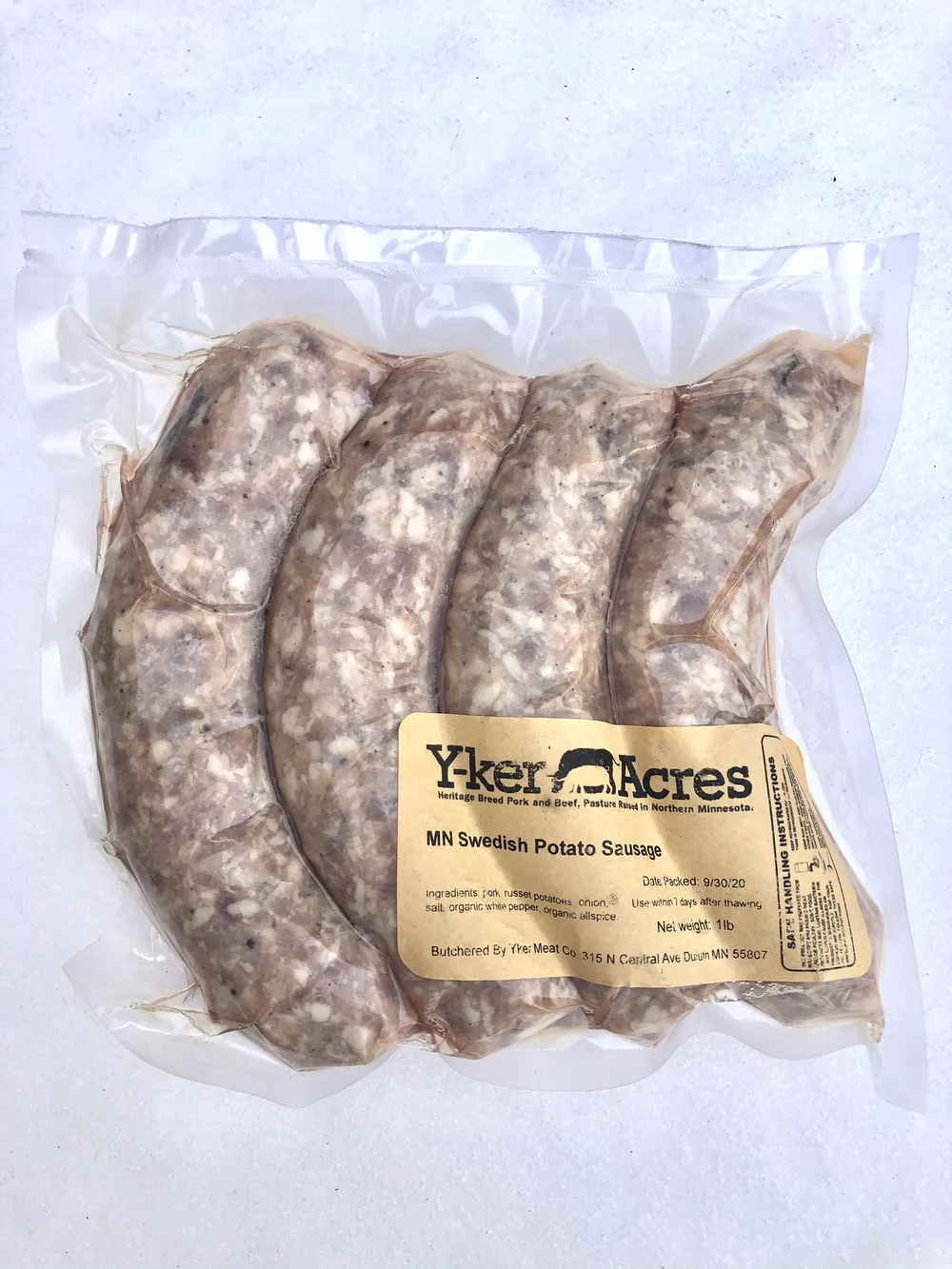 Swedish Potato Sausage Y Ker Acres Swedish Potato Sausage Y Ker Acres