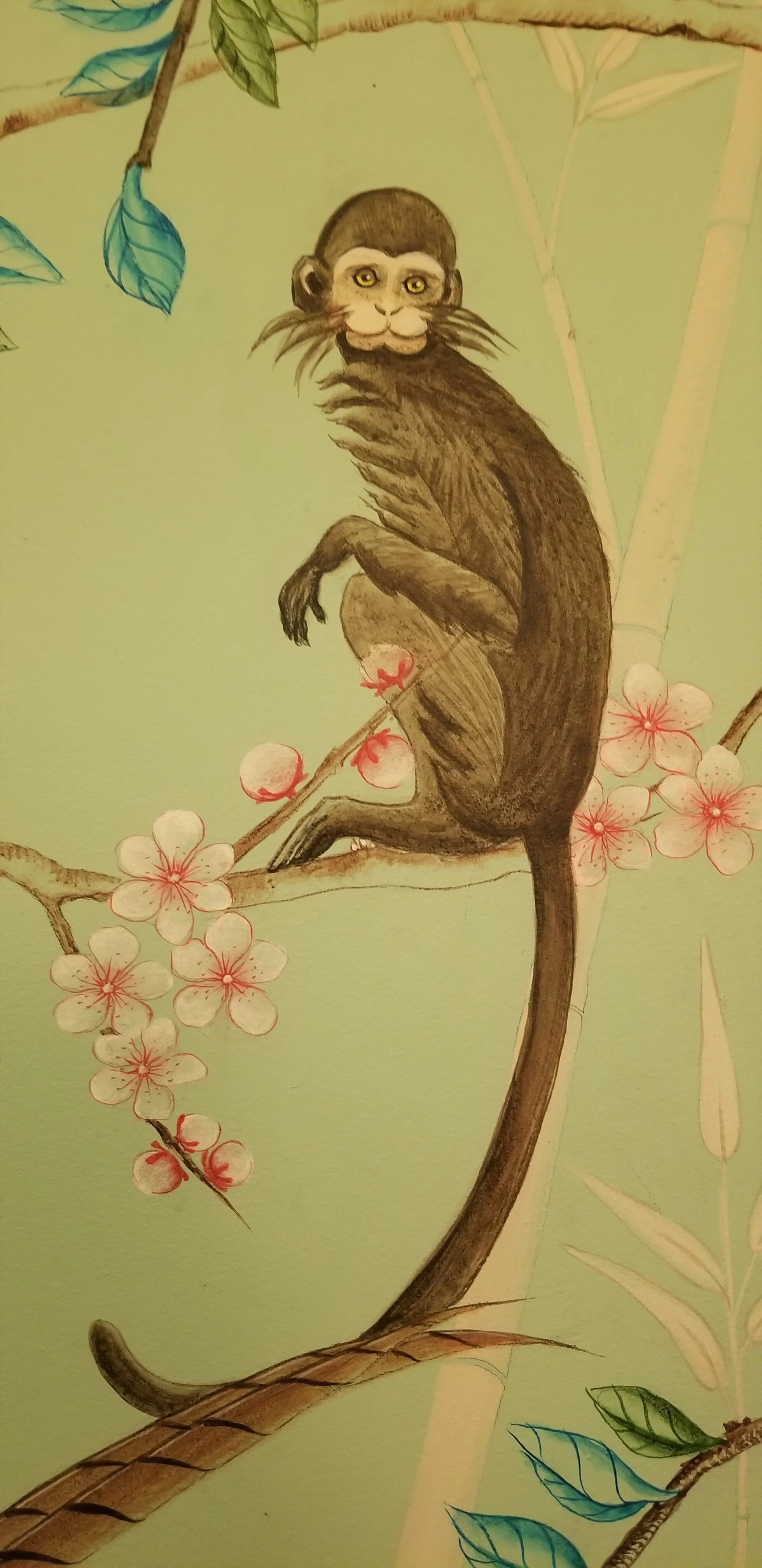 Gramercy Powder Room Sweet  Blossom Monkey .jpg