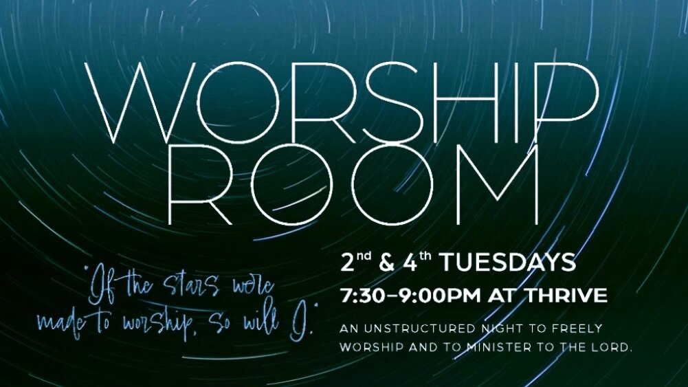 Reminder &amp; Invite! 🙌🏽 Worship Room is tomorrow night (April 25) at 7:30pm. Come and just experience the Presence of God and have space to sing, pray, rest... however you connect with God! This is the place!