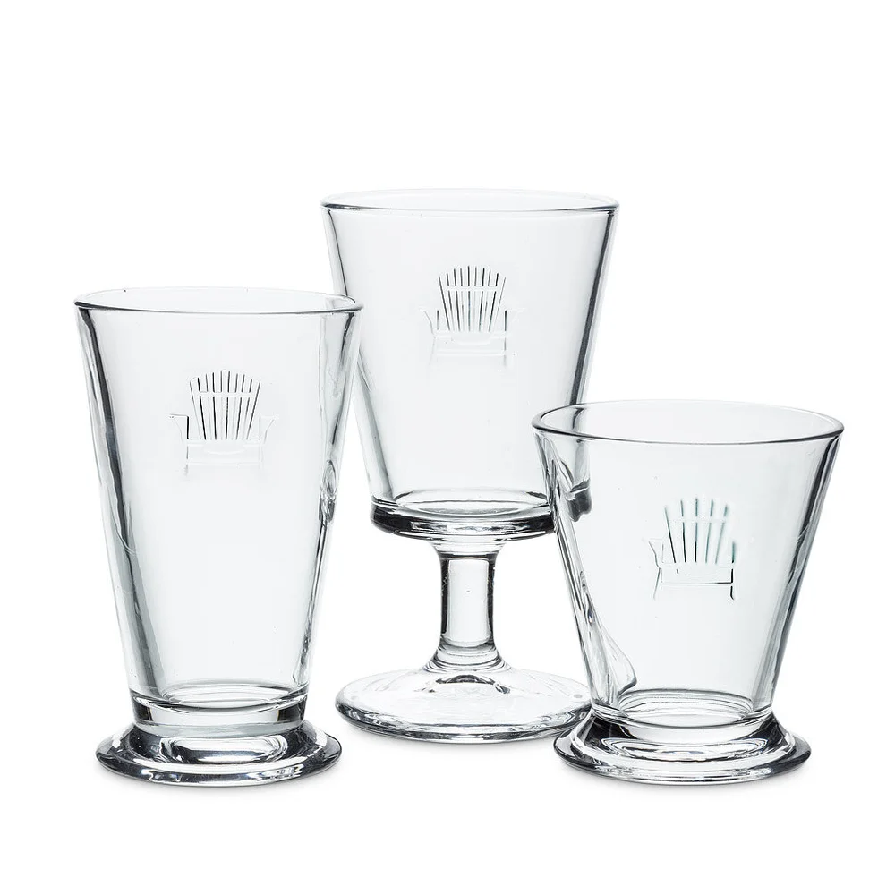 8Oz Cottage Life Vintage French Clear Glass Dragonfly Old-Fashioned Tumbler 4" 8Oz Cottage Life Vintage French Clear Glass Dragonfly Old-Fashioned Tumbler 4"