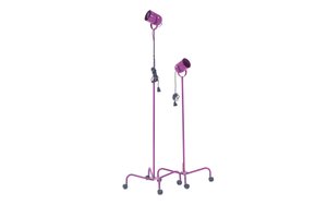 Pair of Verner Panton Adjustable Height, Rolling Panto Beam Floor