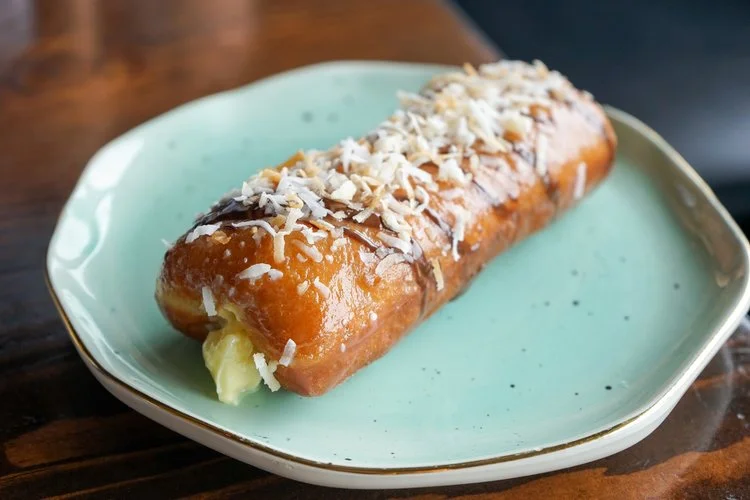 Housemade Coconut Donut at Baran's 2239 in Hermosa Beach, CA