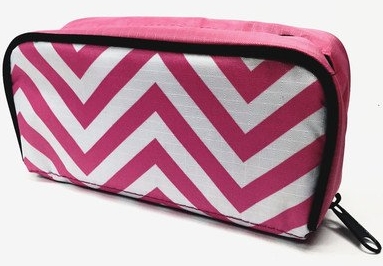 Copy of Chevron, Pink + White