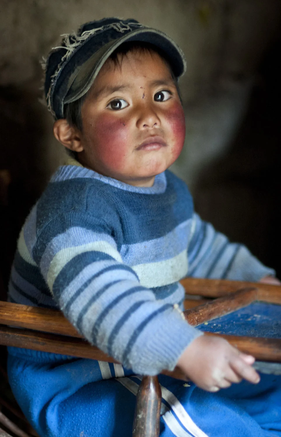 Boy in High Chair