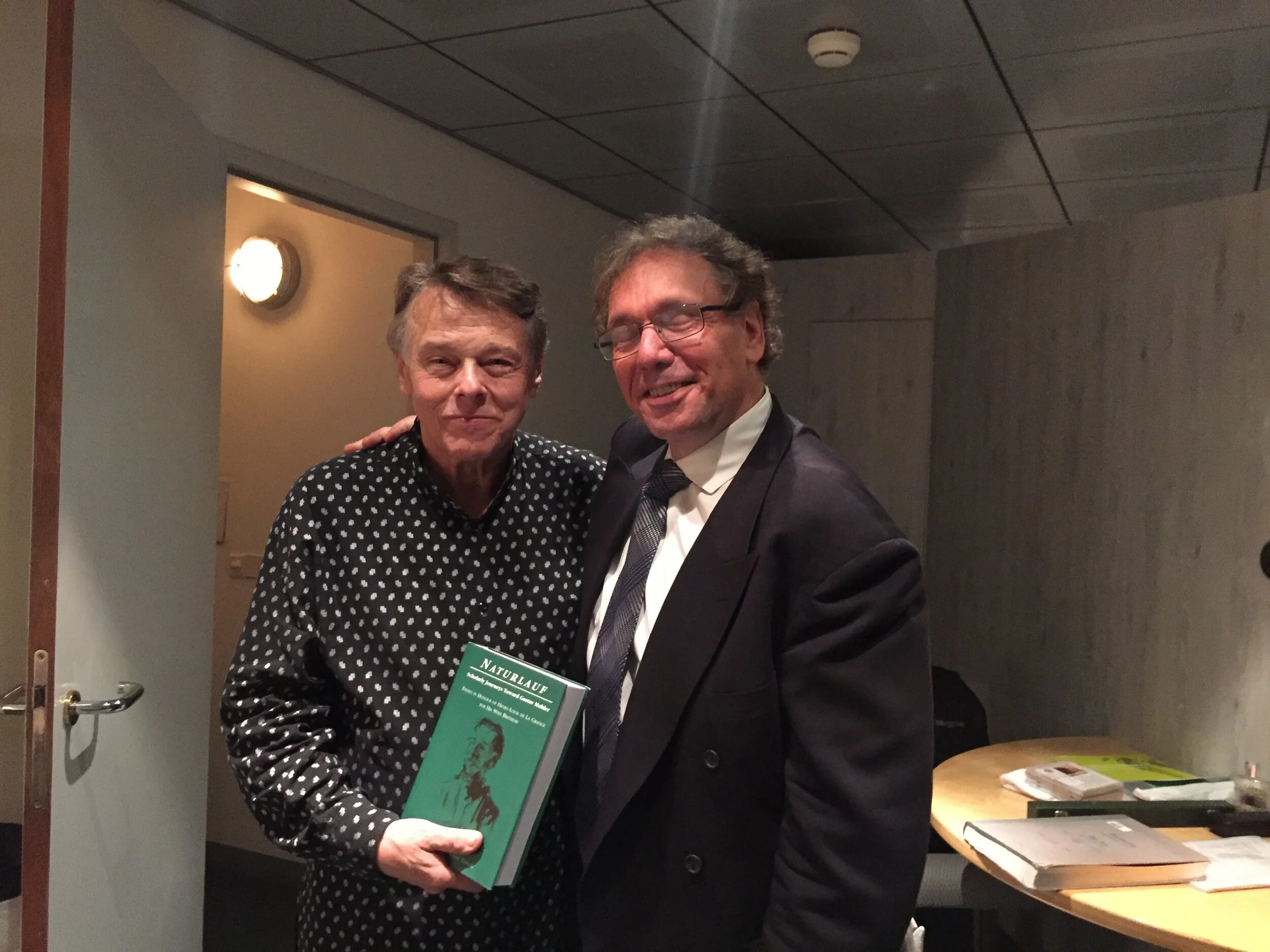 With Maris Jansons, Amsterdam 2016