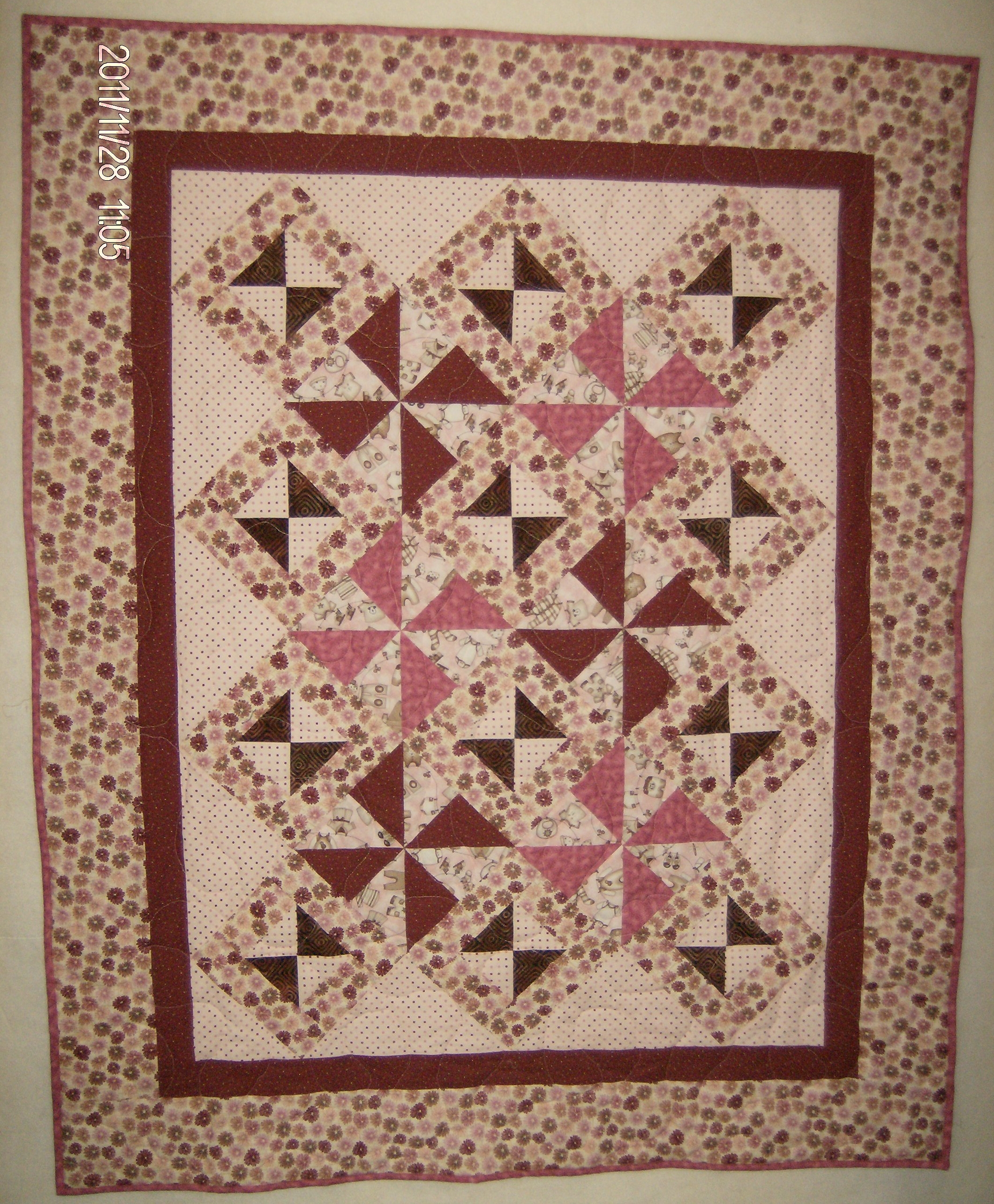 Marinda's Pieced Quilt