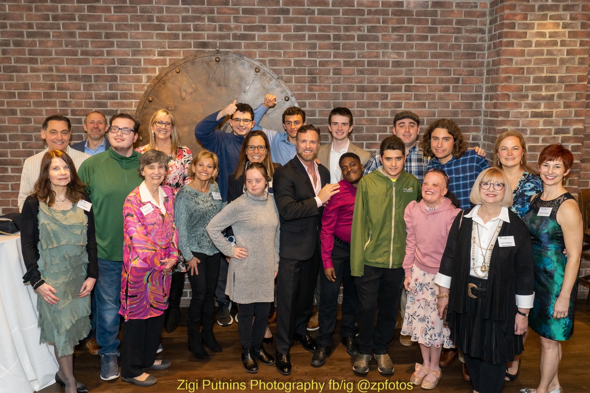 The entire RAF board with members of Spec Wired and 2022 RAF honorees, Ciarán Sheehan and Noelle Kokoletsos (both center) and RAF Sponsor, Janis Fuhrman (far right). Missing from photo are RAF board members, Albert Pucciarelli and Larisa Shlahet.