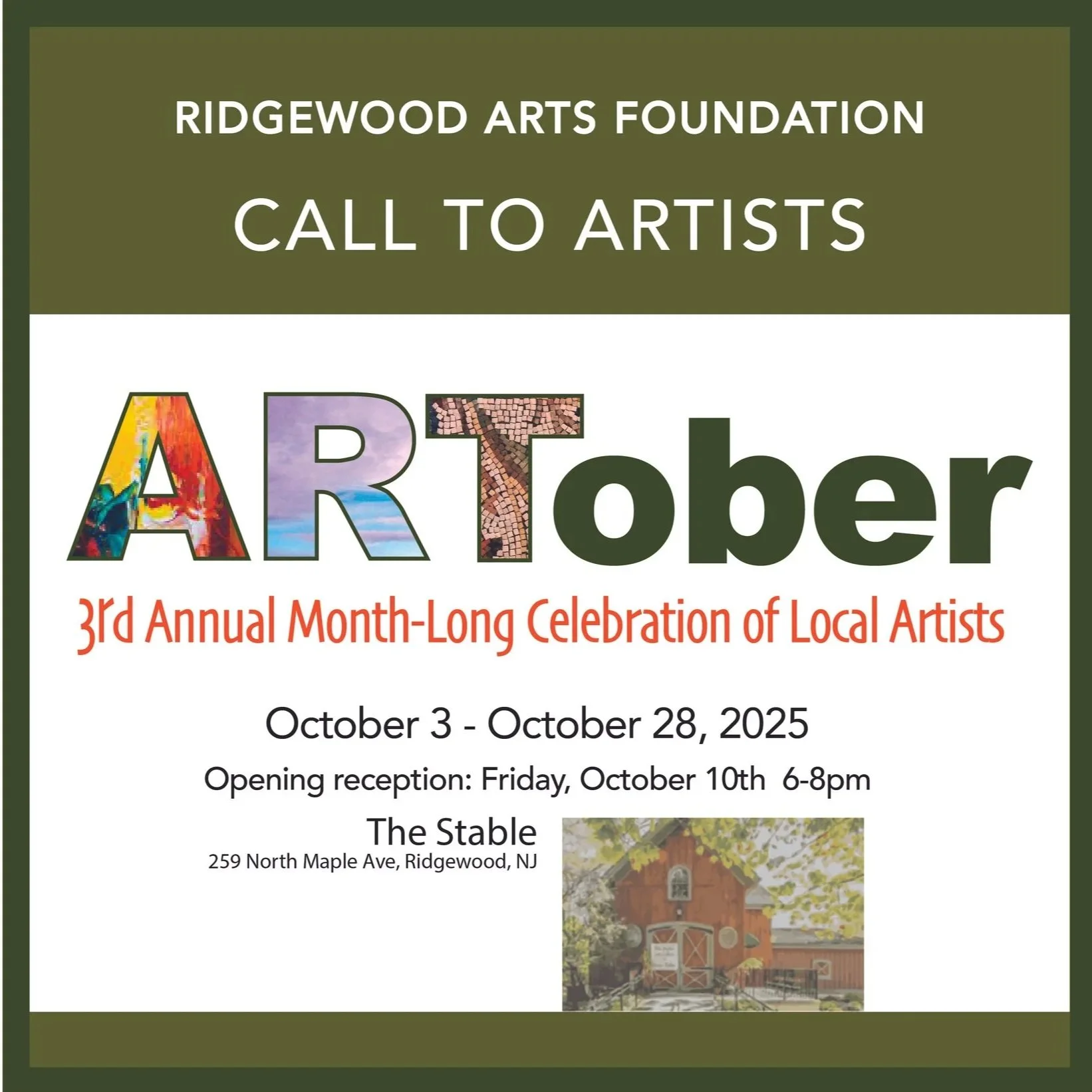 ARTober 2025 - Call to Artist