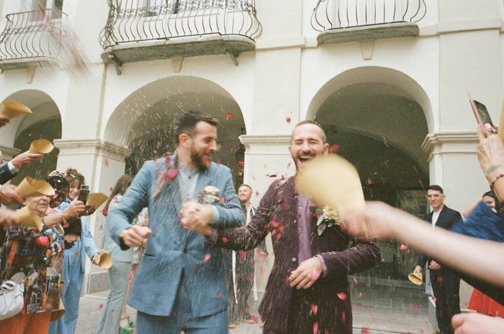 Queer love and celebration after the wedding ceremony