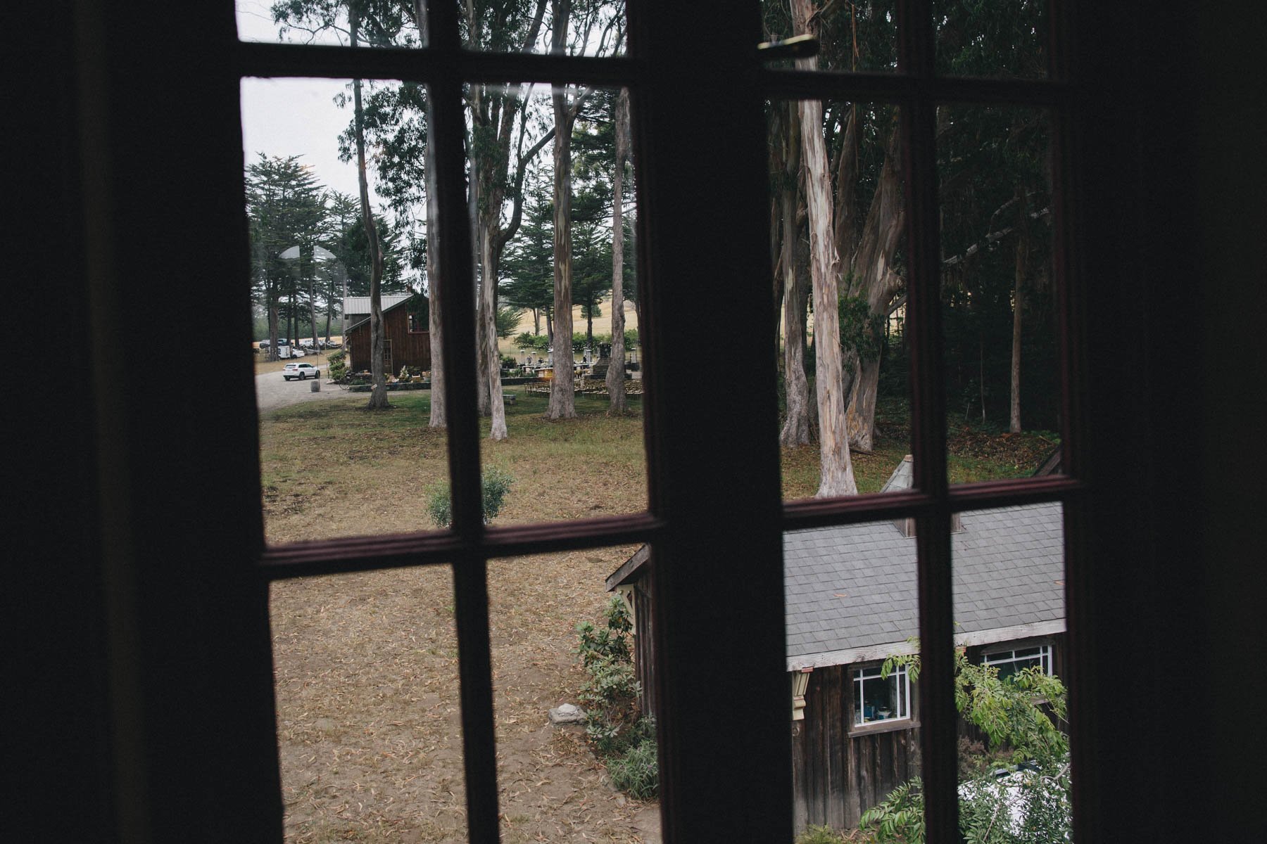 Window View of Spring Ranch Mendocino