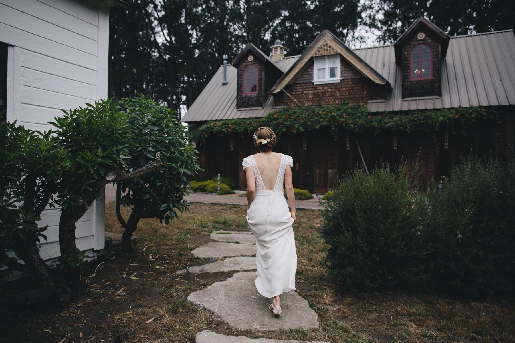 Bride at Spring Ranch Mendocino