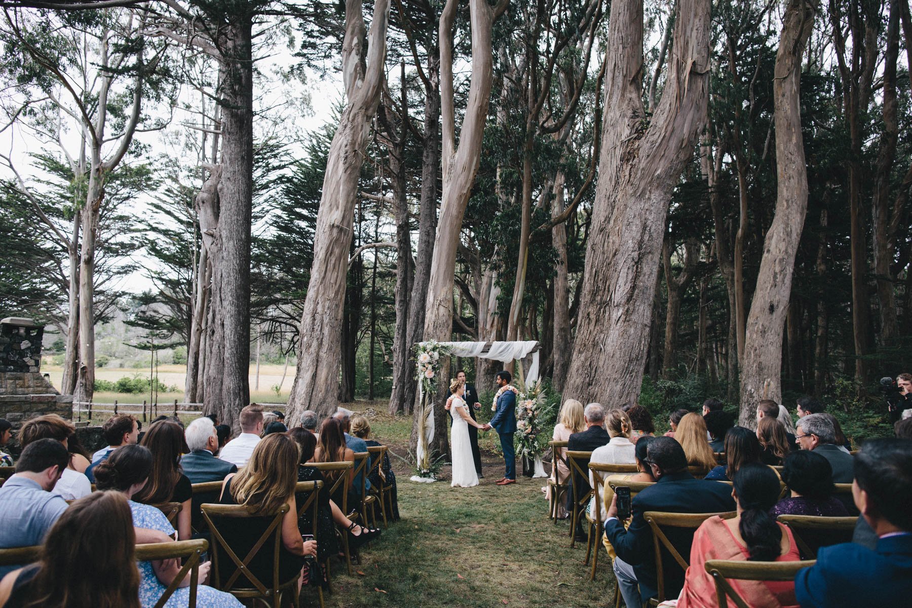 Ceremony site at Spring Ranch Mendocino