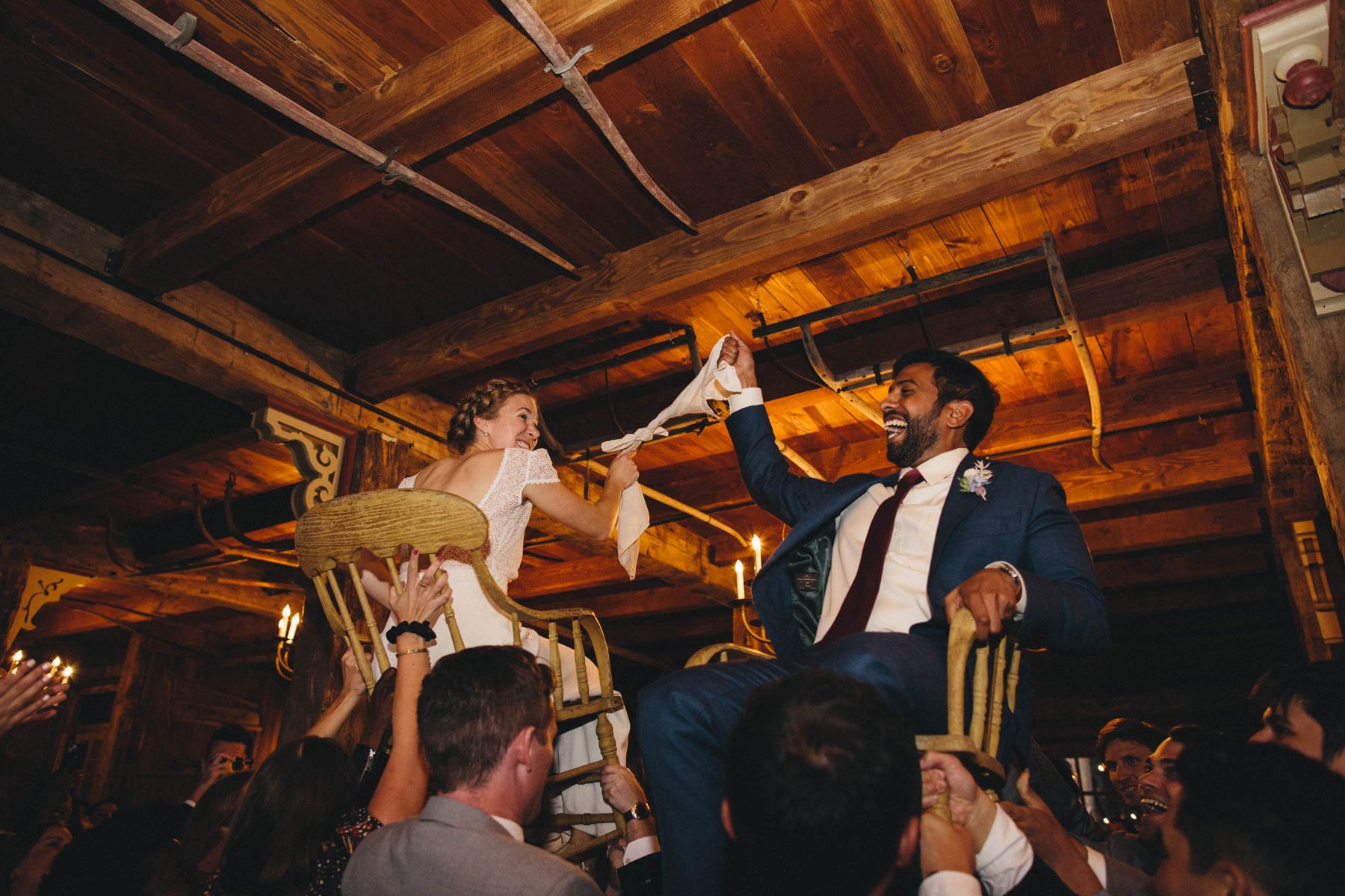 Jewish horah dance at Spring Ranch Mendocino