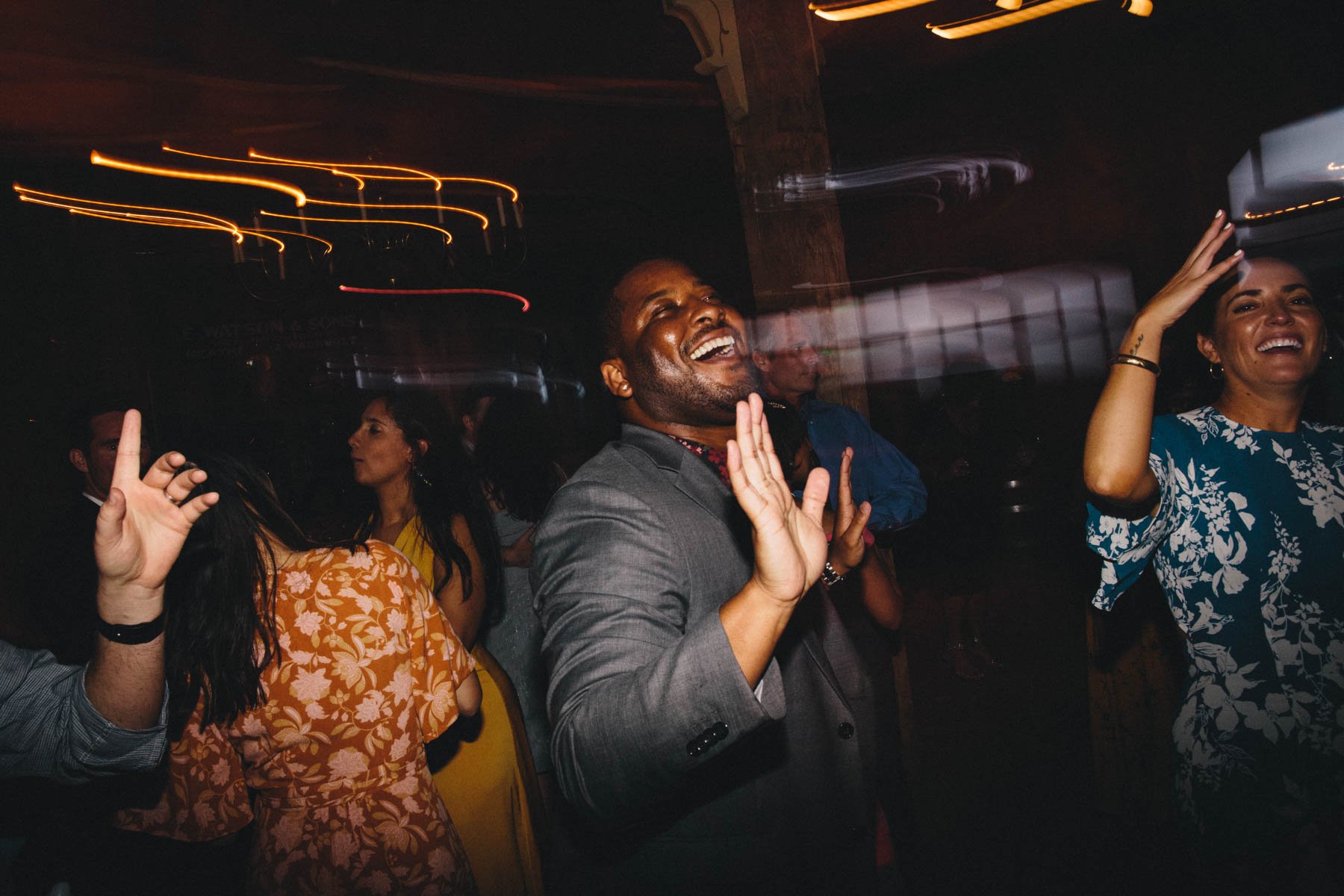 Wedding dance party at Spring Ranch Mendocino