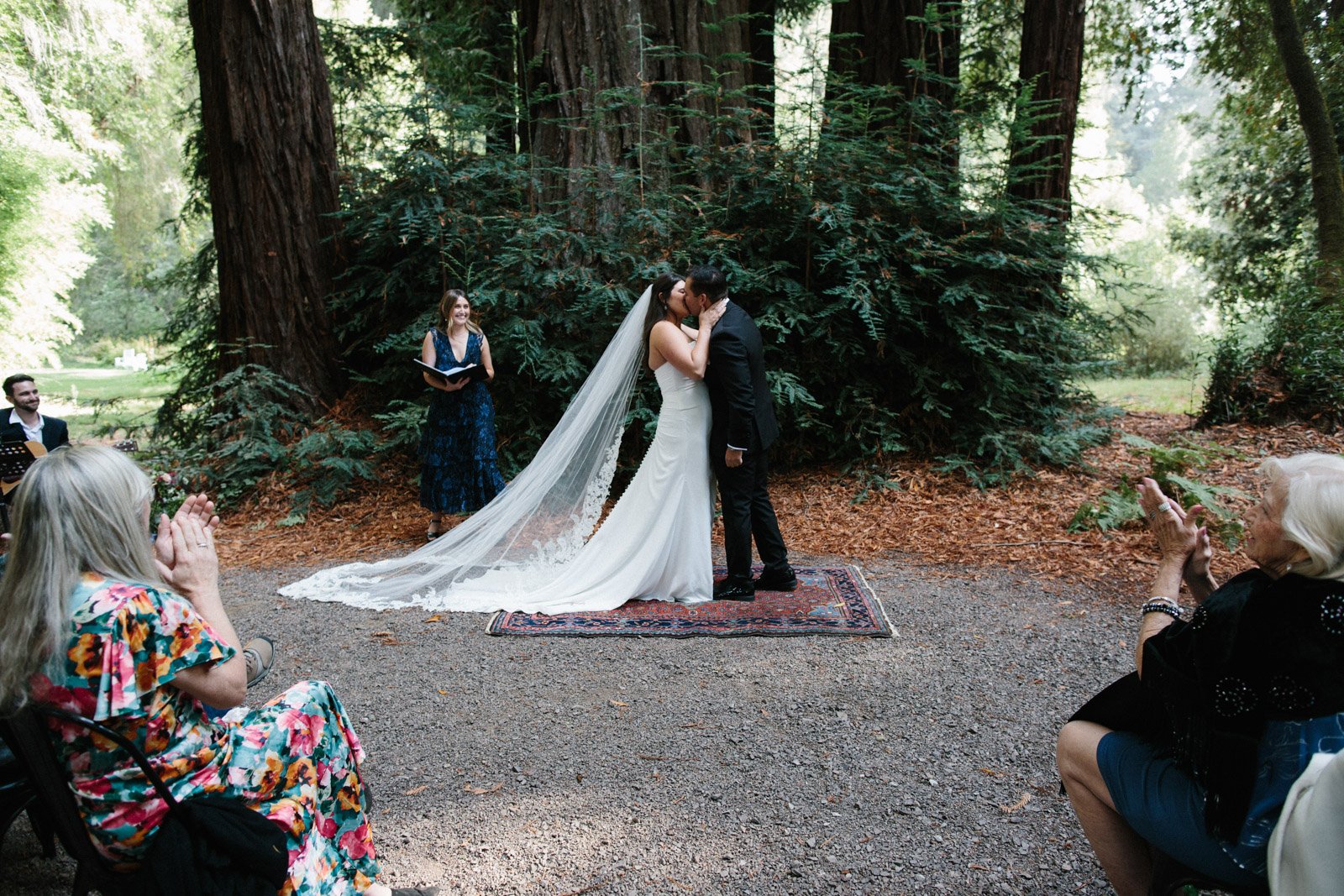 First kiss as a married couple