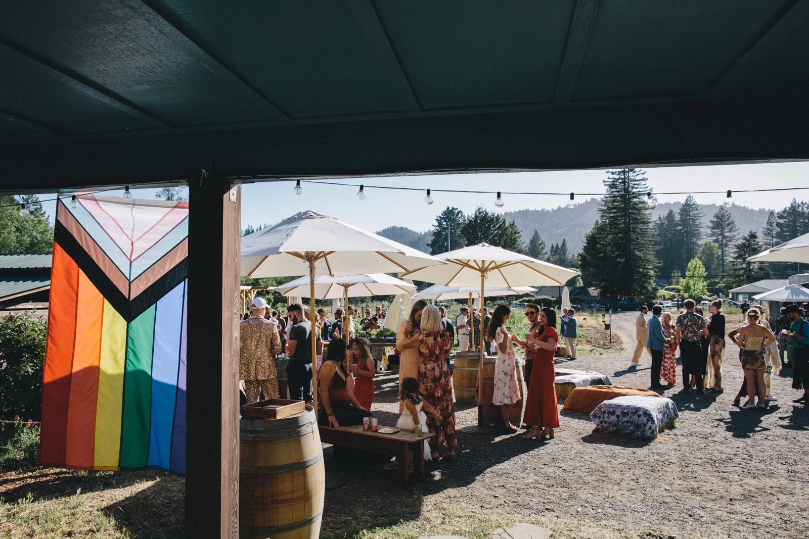 Queer love celebration at Solar Punk Farms