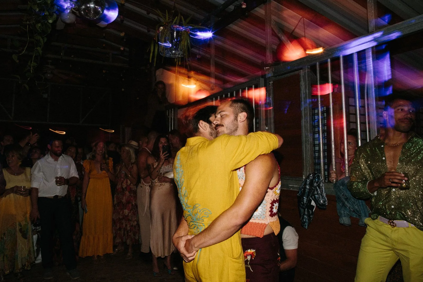 Queer love wedding dance floor