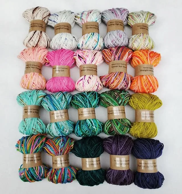 SOLD OUT: December 2023: Keenan Hand Dyed Yarn
