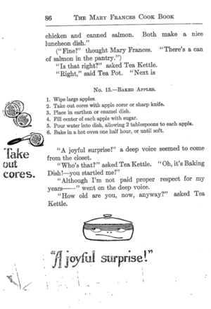 Copy of Vintage Cook Book 1912 Mary France's First Cookbook, The Beehive Shoppe