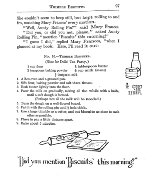 Copy of Vintage Cook Book 1912 Mary France's First Cookbook, The Beehive Shoppe