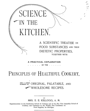 Copy of Vintage Cook Book 1893 Science in the Kitchen Cookbook
