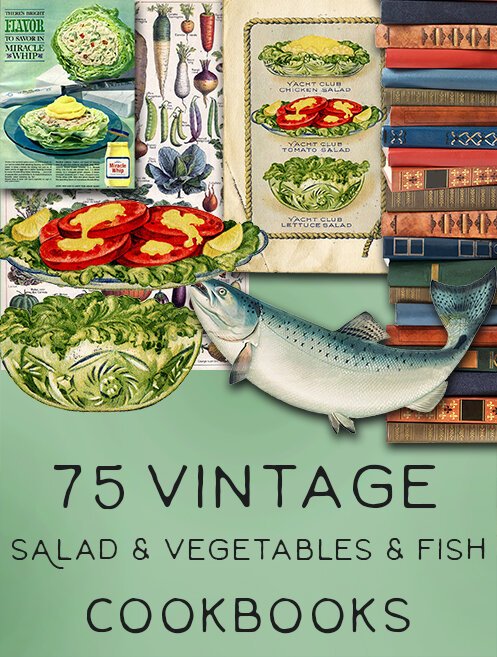 300 Vintage Cookbooks