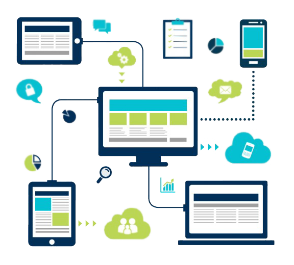 WEBSITE DEVELOPMENT Your website is the portal into your brand's world, and is often the first thing your customers look for to shop or get direct information on your brand. Reaching today's consumer requires investing in a responsive website that can adapt to multiple devices seamlessly. From a desktop in an executive office to a mobile device for the consumer on the go, your brand's message must translate to every visitor with sleek, user-friendly navigation. Without a responsive site, your consumers will jump ship, and move onto the next brand.