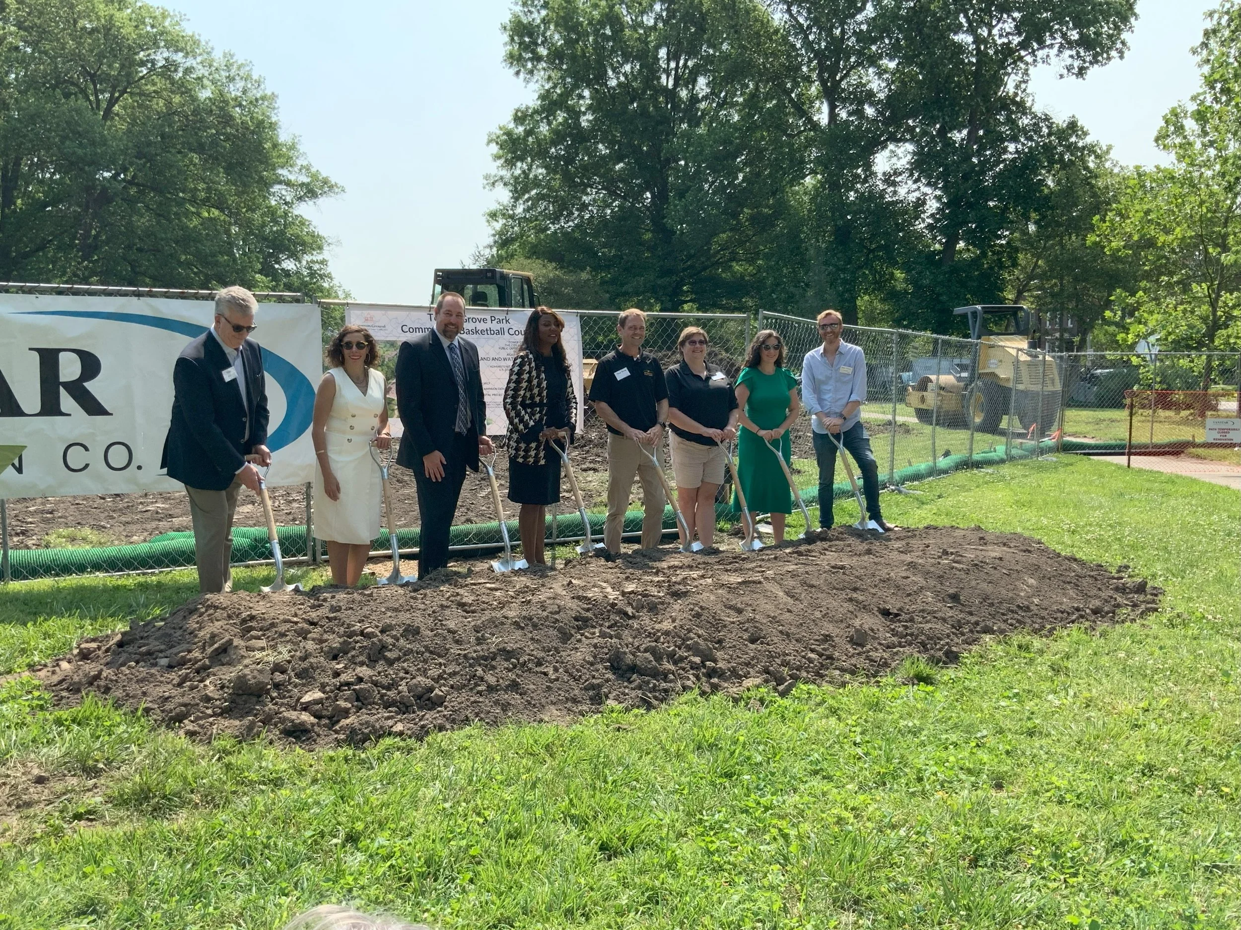 Tower Grove Park Breaks Ground on Two Community Basketball Courts