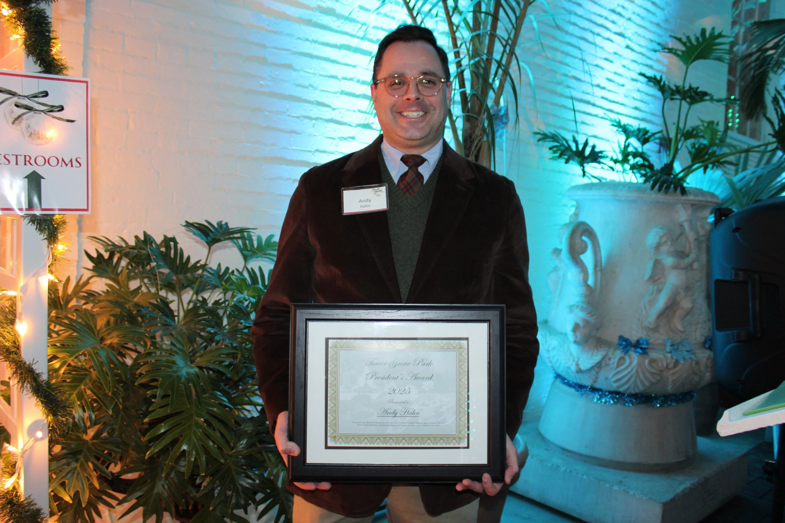 🌿 Honoring the 2025 President’s Award Recipient: Andy Hahn🌿