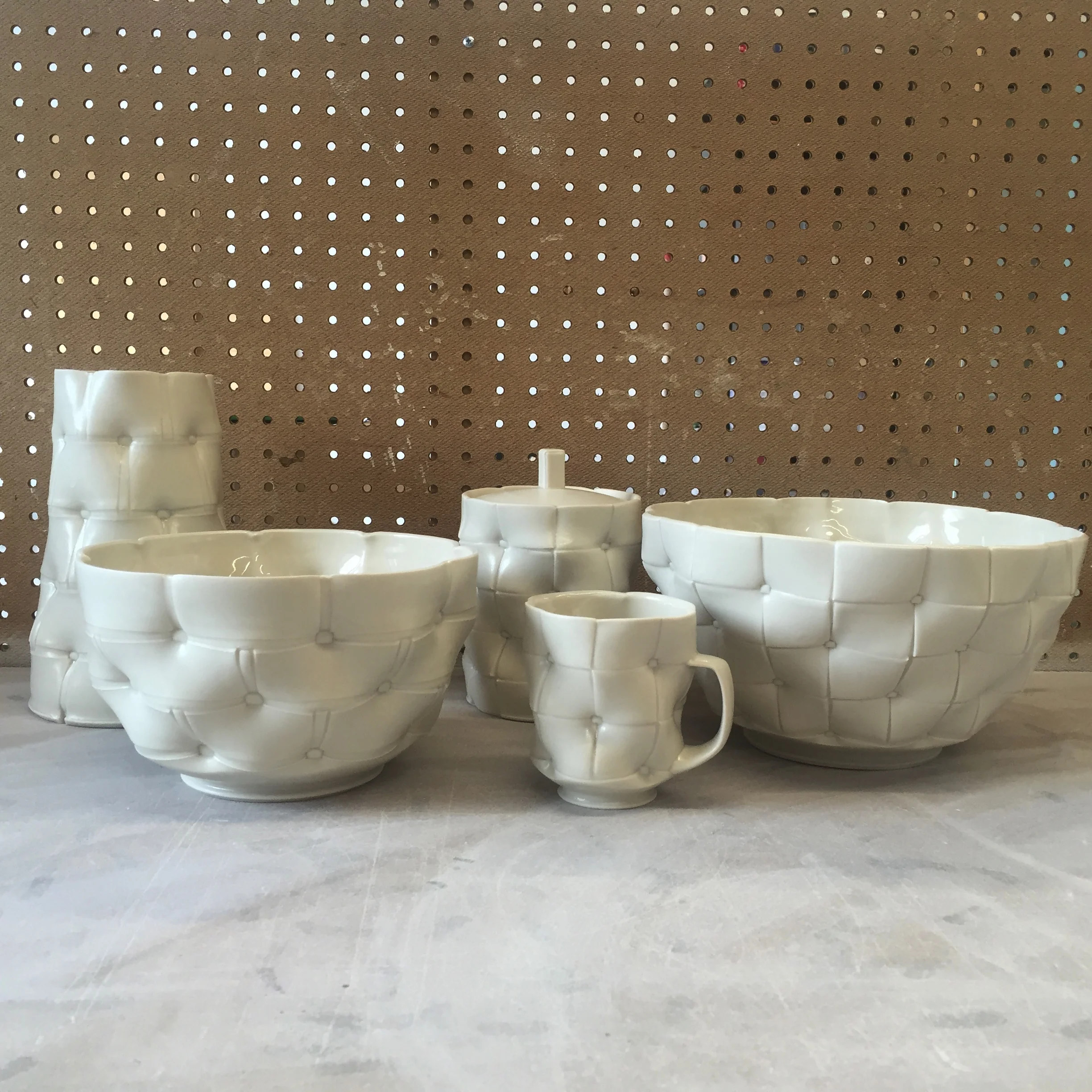 Bowls, Canister, Vase & Mug