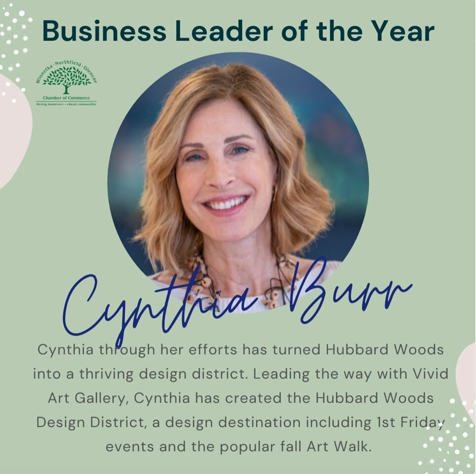 I&rsquo;m honored to be selected as Winnetka&rsquo;s Business Leader of the Year! While this is certainly very special, many other business owners in the district have played a pivotal role in making Hubbard Woods what it is today, even before I open