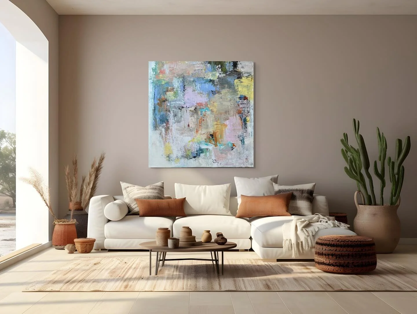 Our Picture of the Week is Brigitte Wolf&rsquo;s &ldquo;Dreams.&rdquo; This painting is a fantastic example of Brigitte&rsquo;s work, which radiates with energy and pulsates with exuberant colors. A celebration of mark making, this piece will liven u