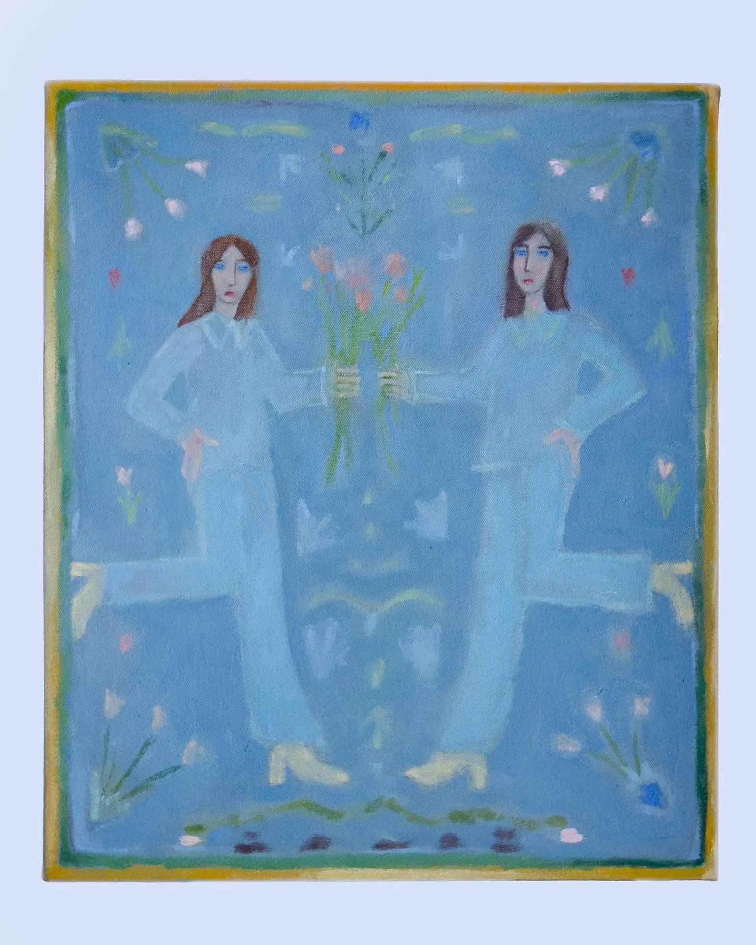 Girls With Flowers