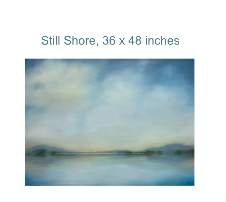 Two weeks left to see the work of our October Featured Artist @susanjacobyart. Her paintings evoke the remembrance of a moment, combining observation with imagination. Stop in before they&rsquo;re gone!

#FeaturedArtist #ArtistExhibit #Skyscapes #abs