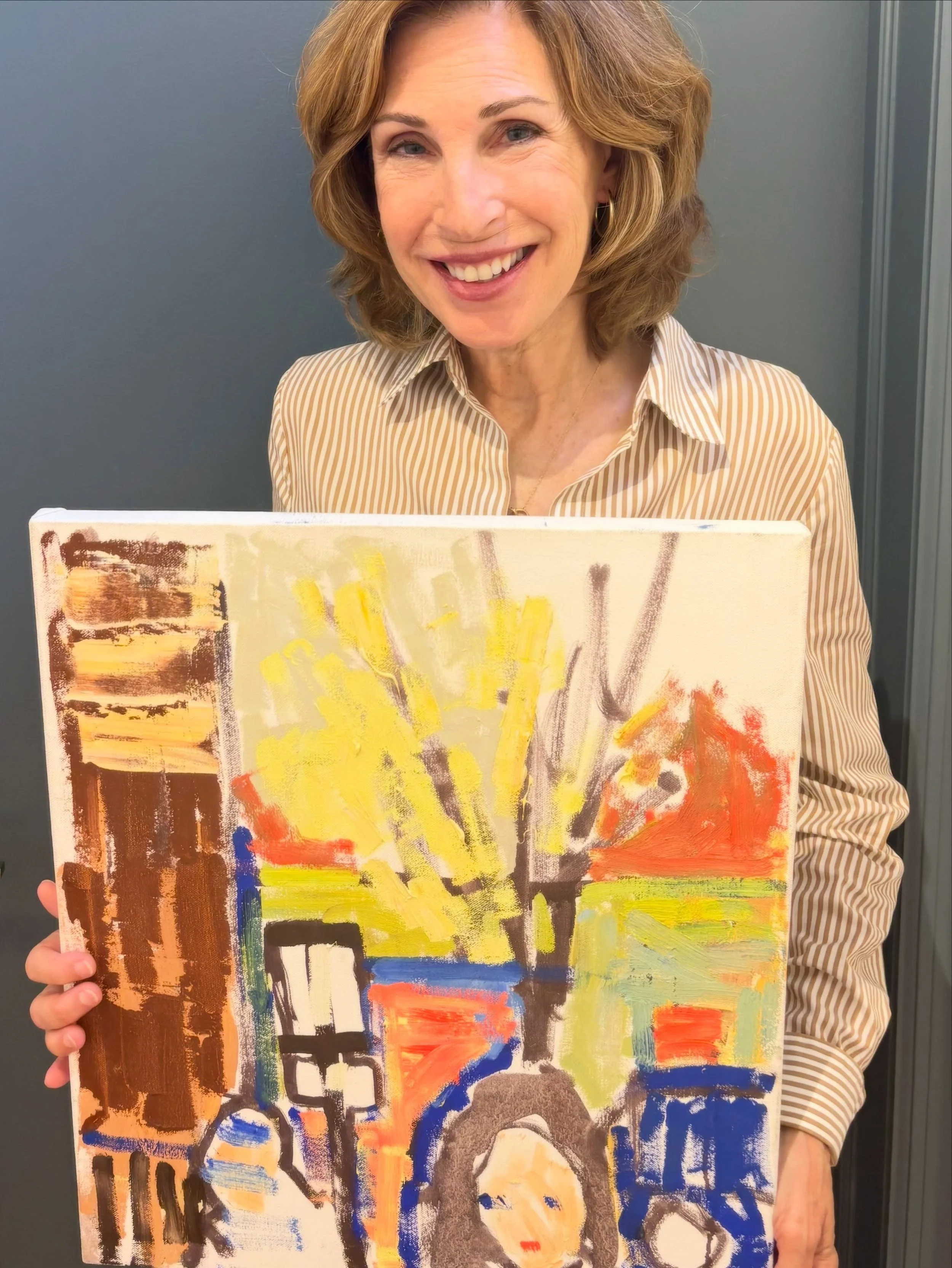Starting an original art collection doesn&rsquo;t have to break the bank!  We recommend starting with small pieces you love and building from there. Here&rsquo;s a piece that could be a great start - @mattschaeferartist &lsquo;s &ldquo;In the City.&r
