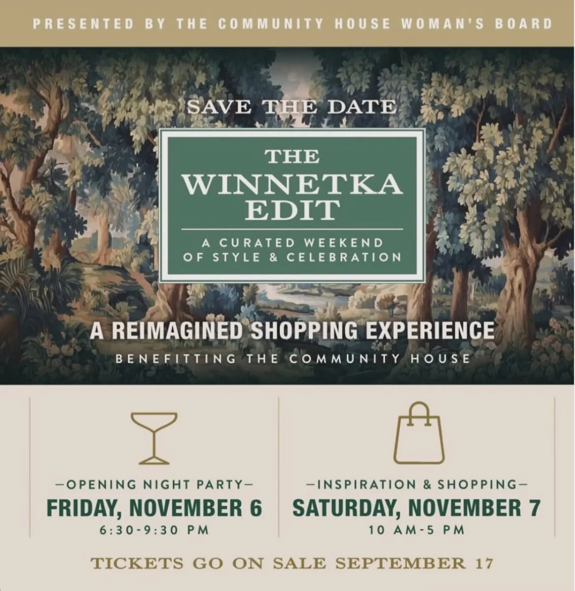 The Winnetka Edit, a reimagining of the annual Antiques+Modernism Show, is in two weeks, and we&rsquo;re thrilled to be a part of it! Join us the weekend of November 6-7th - we&rsquo;ll have a booth at the event with work by our artists on sale! 

Do