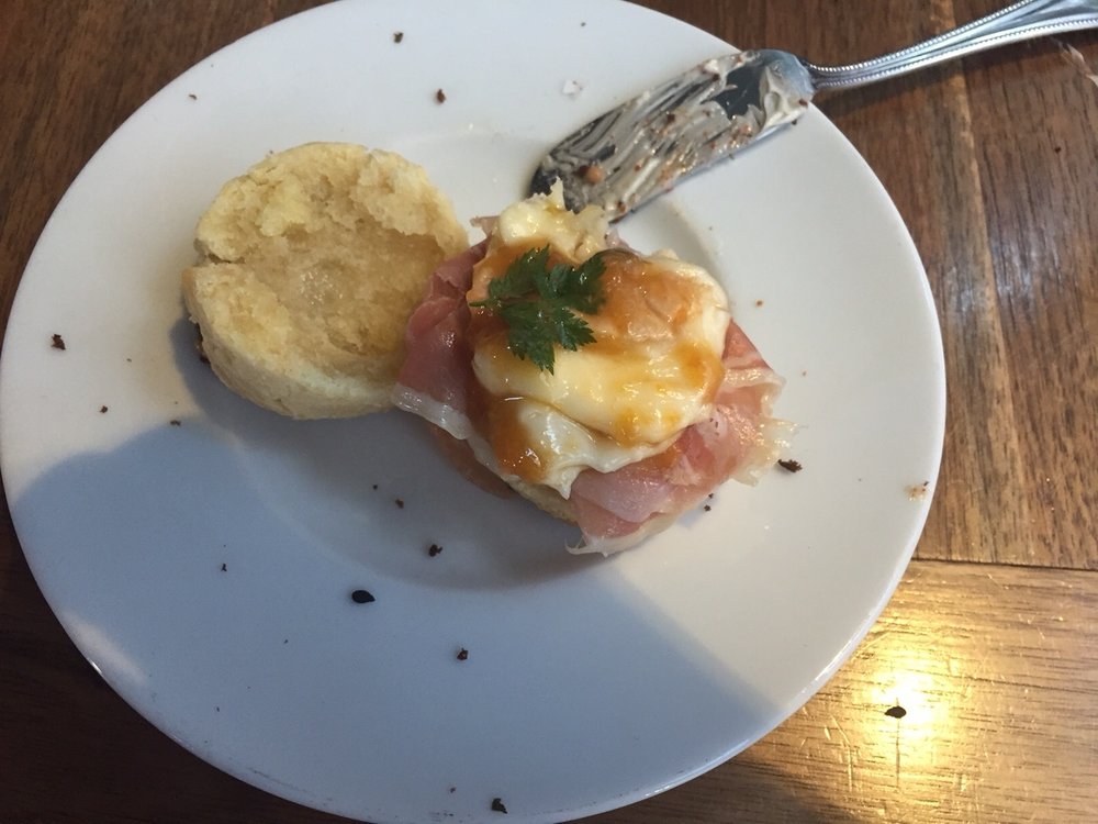 Eating the meat and cheese board