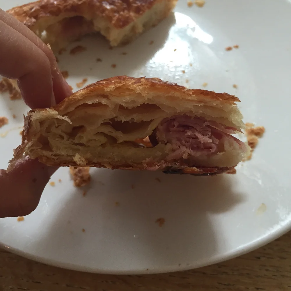 Lil's- Ham and Gruyere Croissant - amazing