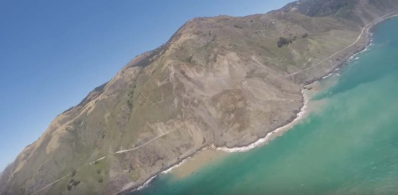 Watch: Big Sur Mud Slide