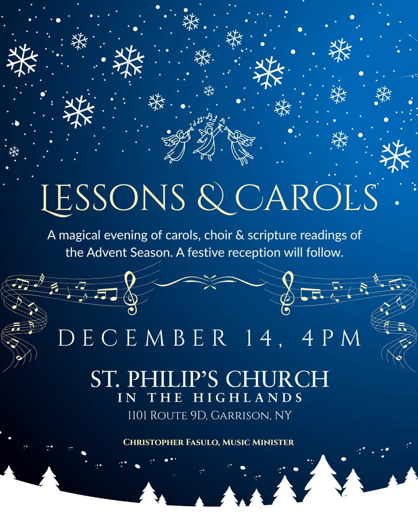 Join us for our annual Lessons and Carols service! 🎶✨ 
Celebrate the Advent season with inspiring scripture readings, beautiful carols, and festive cheer.
Everyone is welcome&mdash;bring your friends and family! 
Let&rsquo;s gather to reflect and re