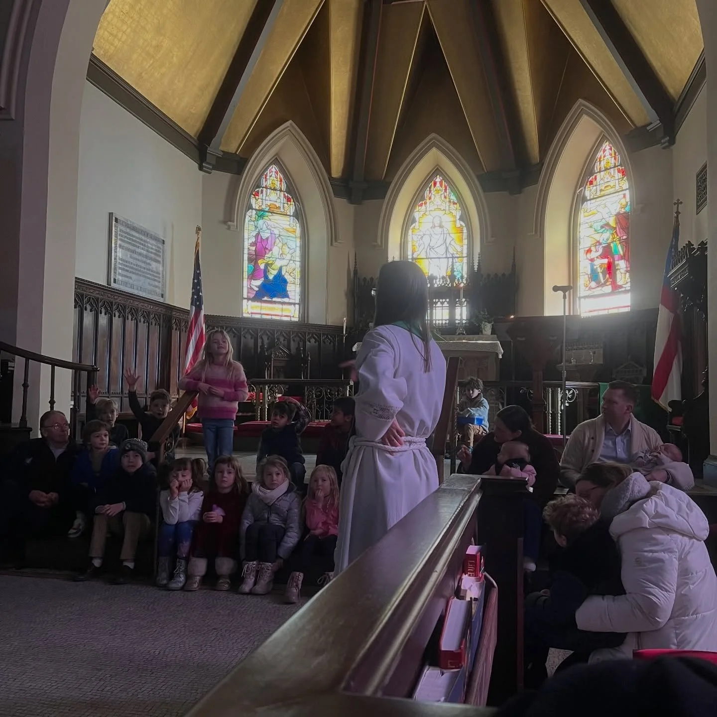 Even when the lights go out, the Spirit shows up 💡✨
This morning&rsquo;s children&rsquo;s sermon at St. Philip&rsquo;s&mdash;no power, plenty of presence, curiosity, and holy joy. 💛👧🏽👦🏼
Church happens anyway.

#StPhilips #ChildrensSermon #Faith