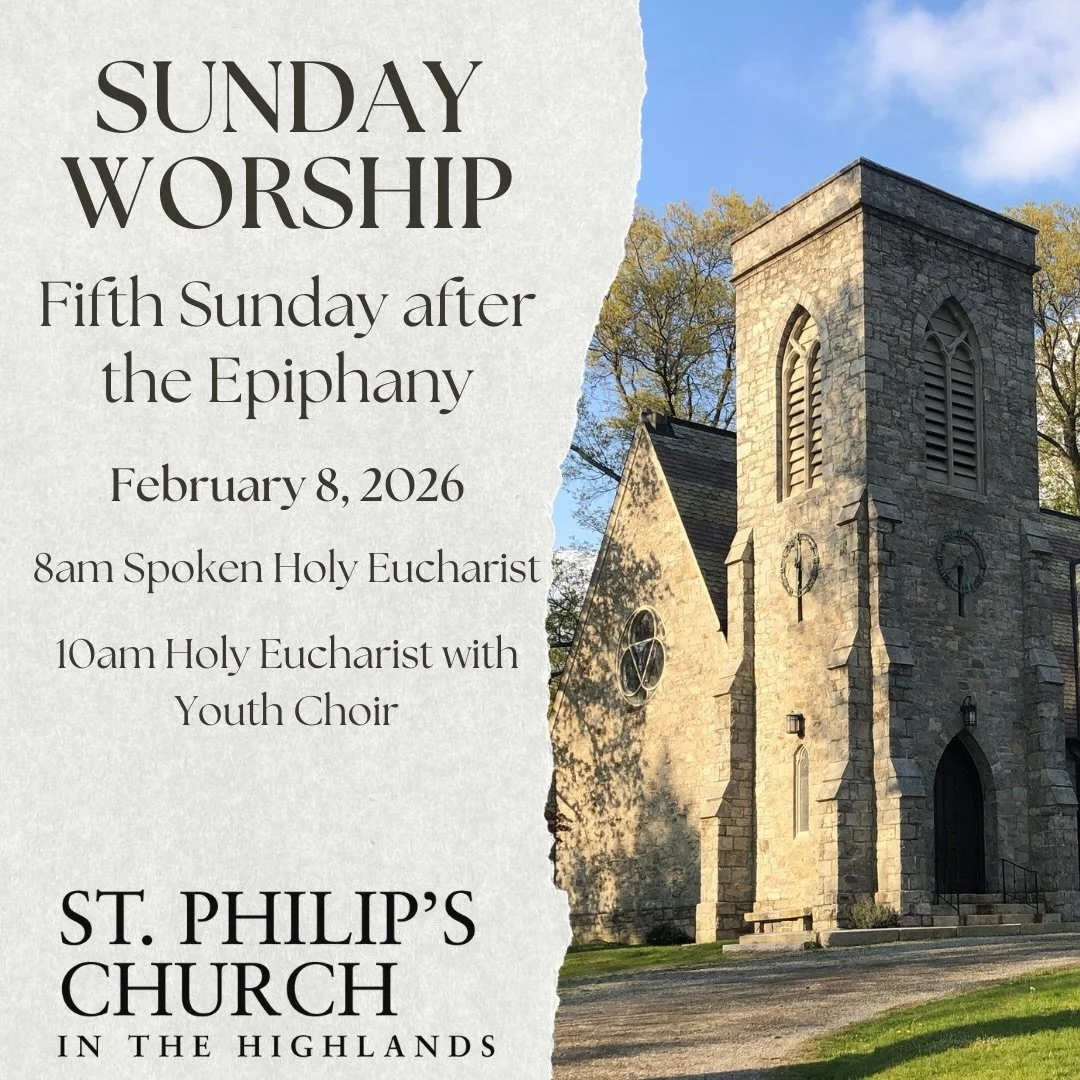 Sunday worship at St. Philip&rsquo;s ⛪️
🕗 8am spoken (in person)
🕙 10am + Youth Choir 🎶 (in person + live-stream)
Come as you are 💛✨

#StPhilipsHighlands #SundayService #YouthChoir #HudsonValleyNY #AllAreWelcome