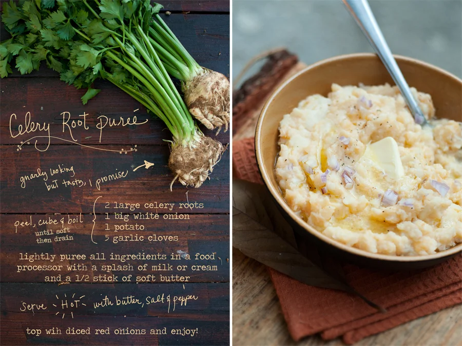 Kind of like mashed potatoes, but a little lighter. I like to puree mine for just a couple seconds so there are still some lumps.