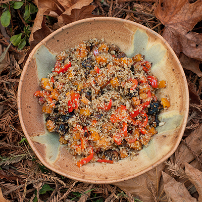 Quinoa with Peppers & Figs