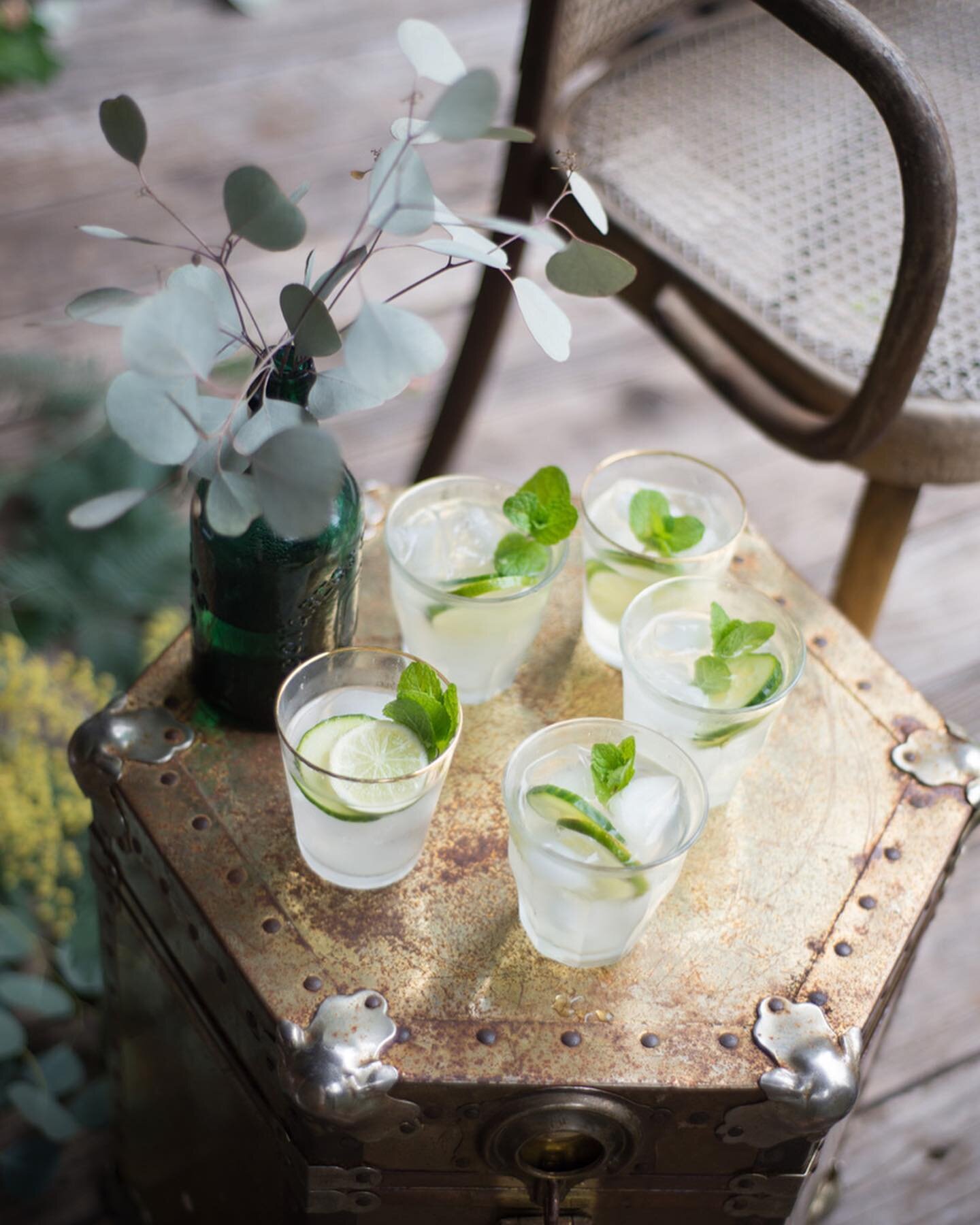 Happy St. Patrick&rsquo;s Day! I made this little cocktail a couple years ago when celebrating St. Paddy&rsquo;s with my brother Ry, using my favorite local @hangar1distillery vodka. Fresh, green and not sweet!👌🏽 Pairs perfectly with mom&rsquo;s an