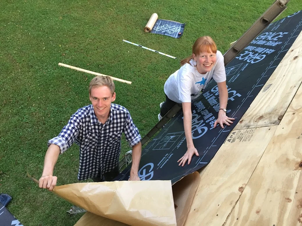 The Roofing Process For Our Tiny Home